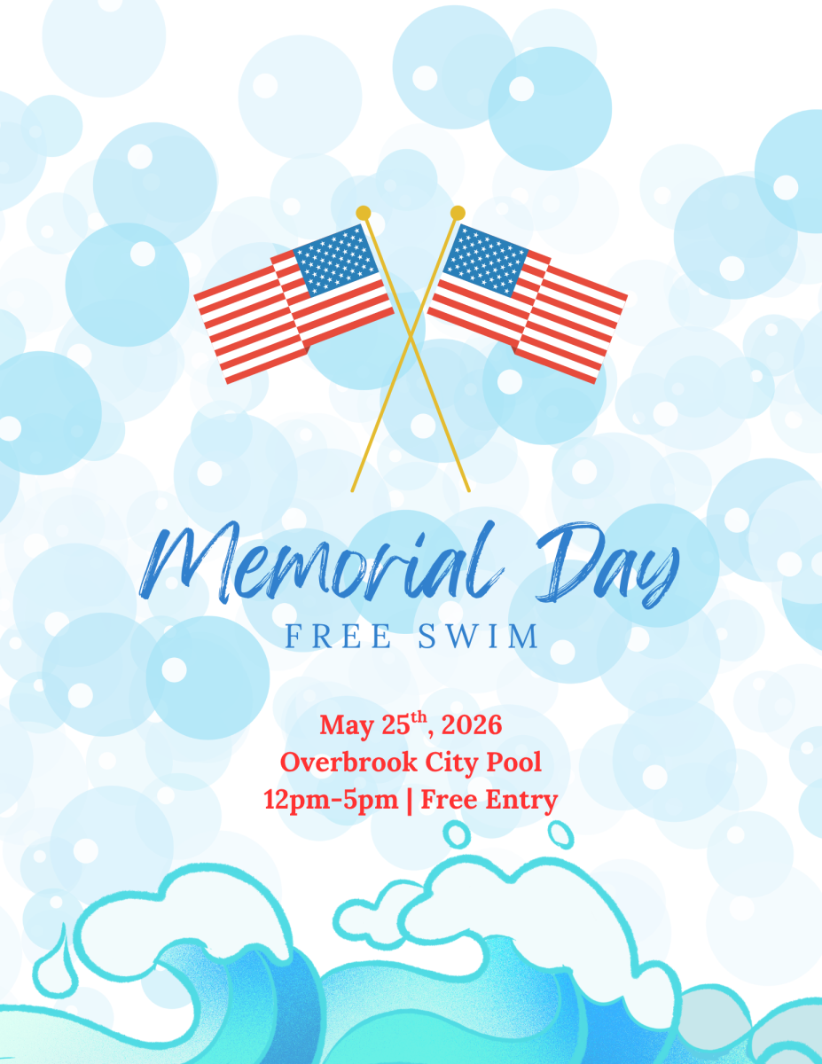 Memorial Day Free Swim Flyer